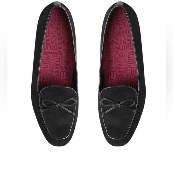 NWOT Munro Rossa Black Suede Flat – Sz 9.5WW (Double Wide) - Picture 5 of 10